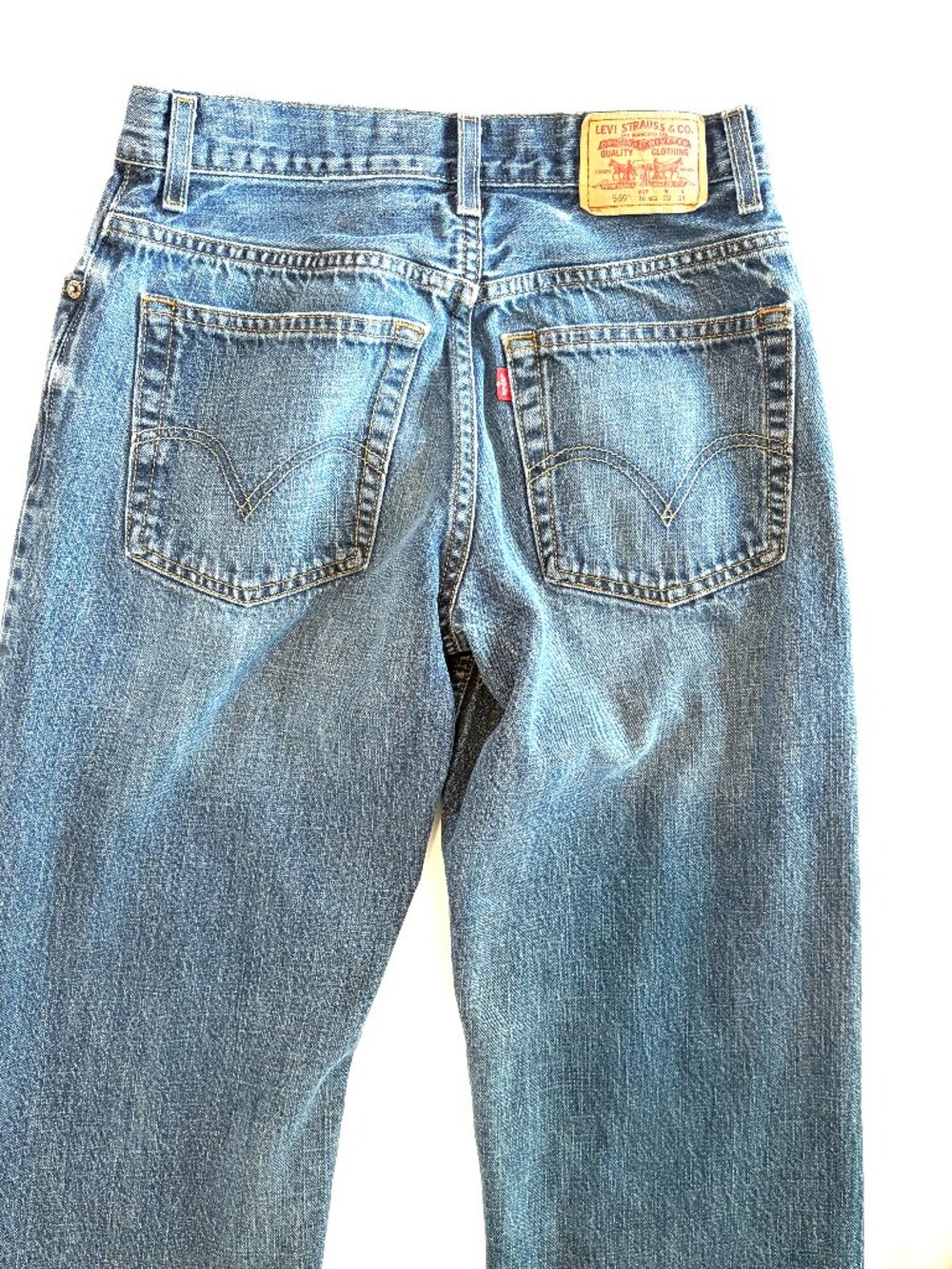 Levis 569 blue jeans 26 loose straight - Picture 4 of 7